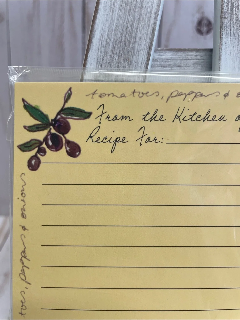 Studio 18 Set of 20 Recipe Cards Italian Cucina Theme Italy 4 x 6 Olive Herb NEW